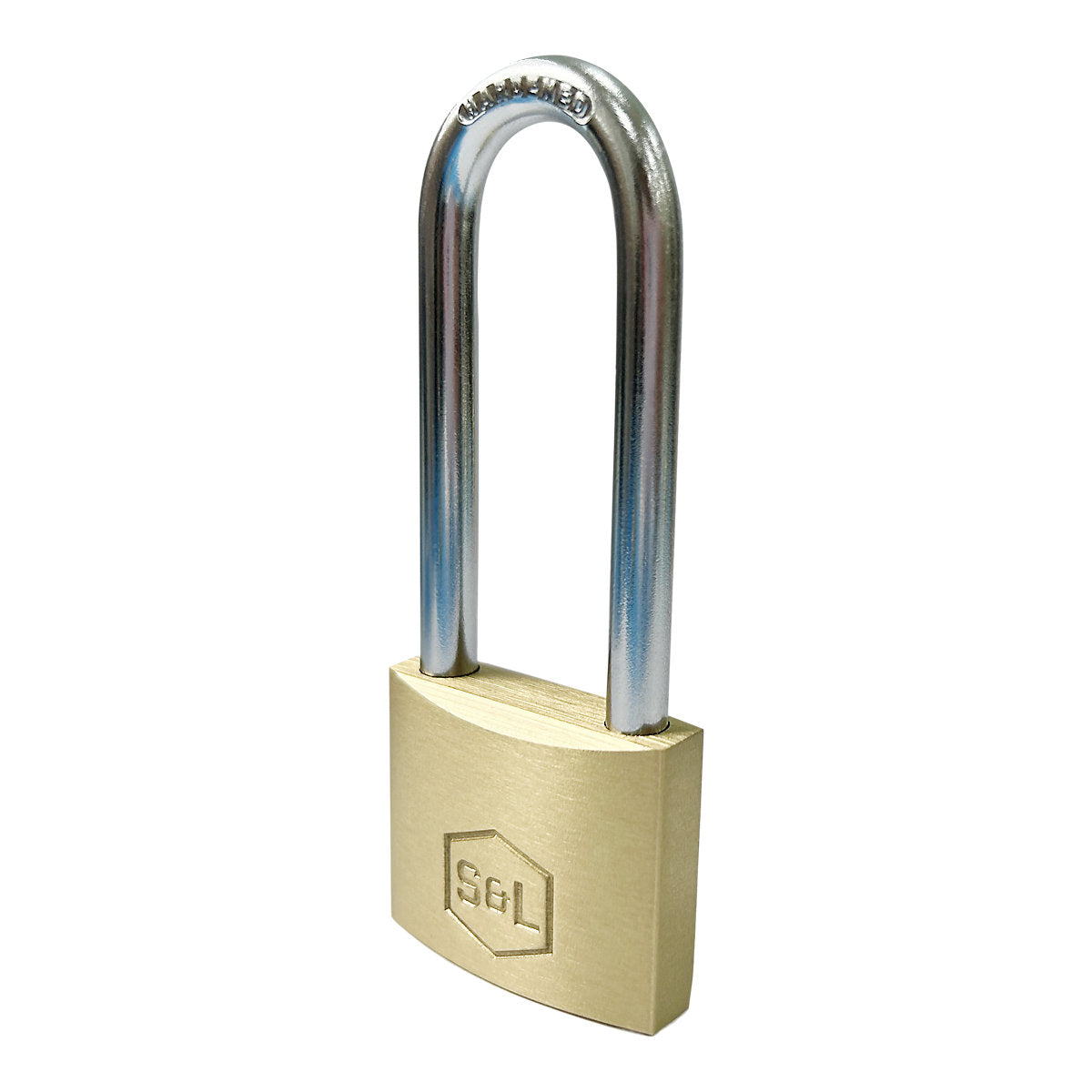 Smith & Locke Brass Long shackle Padlock (W)40mm