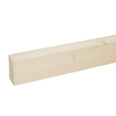 Smooth Planed PSE Whitewood spruce Stick timber (L)2.4m (W)70mm (T)44mm