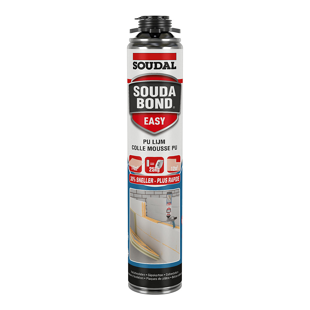 Soudal Soudabond Easy Gun grade Adhesive foam 750ml