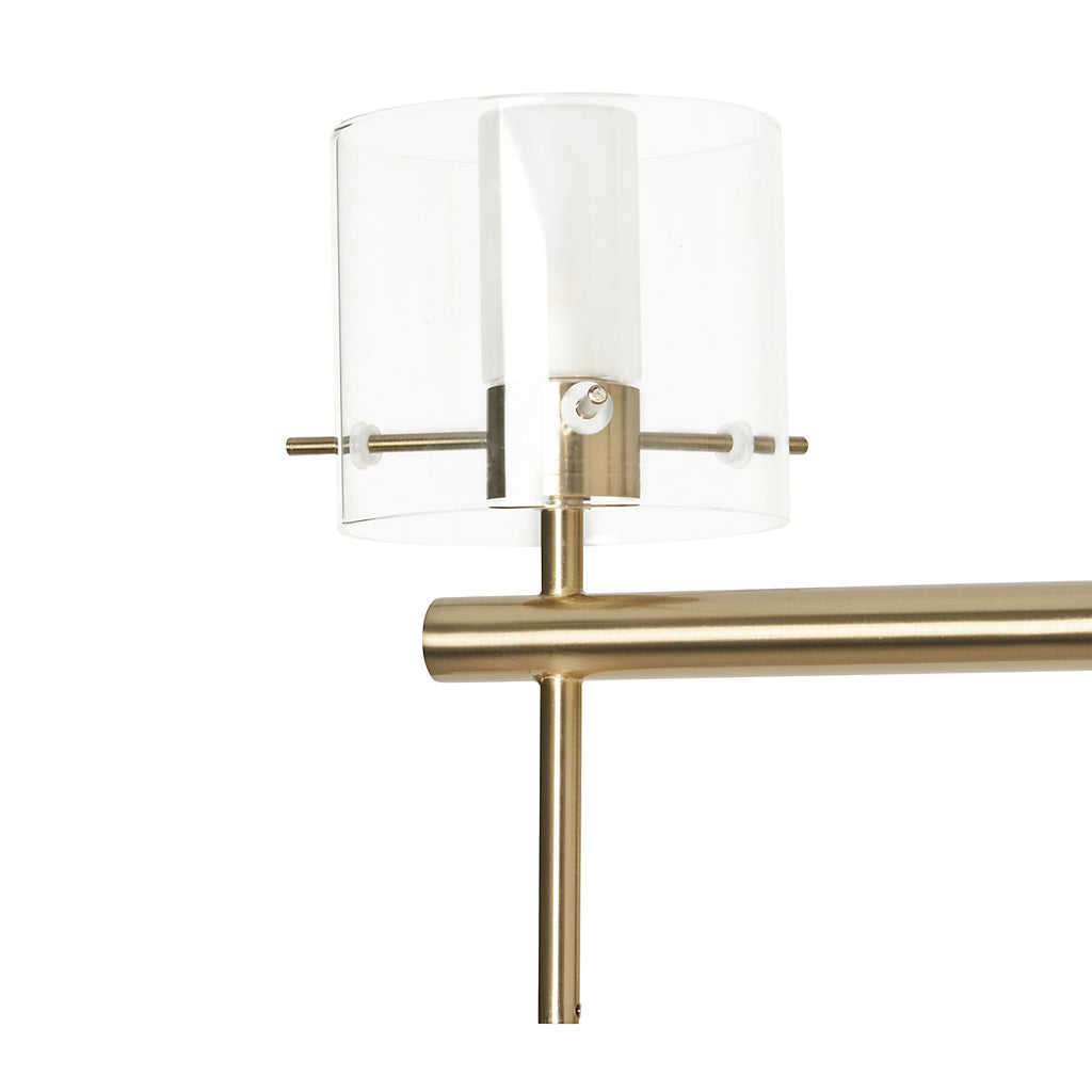 Spa Gene Satin Brass effect Triple Wired LED
