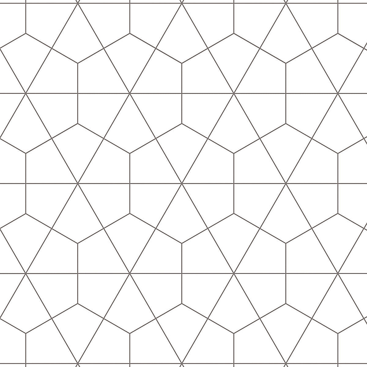 Splashwall Alloy White Diamond tile Geometric Aluminium Splashback, (H)600mm (W)2440mm (T)4mm