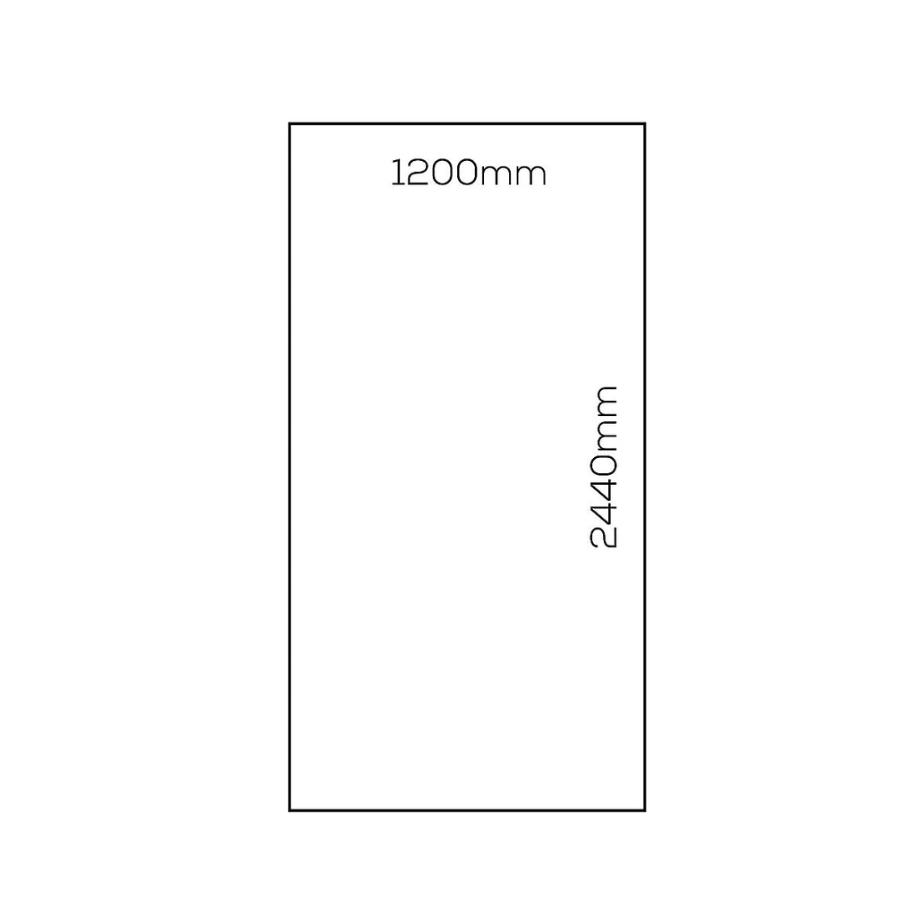 Stylepanel Laminated Bathroom Decorative panel (H)2440mm (W)1200mm - Matt White Blanco Marble effect