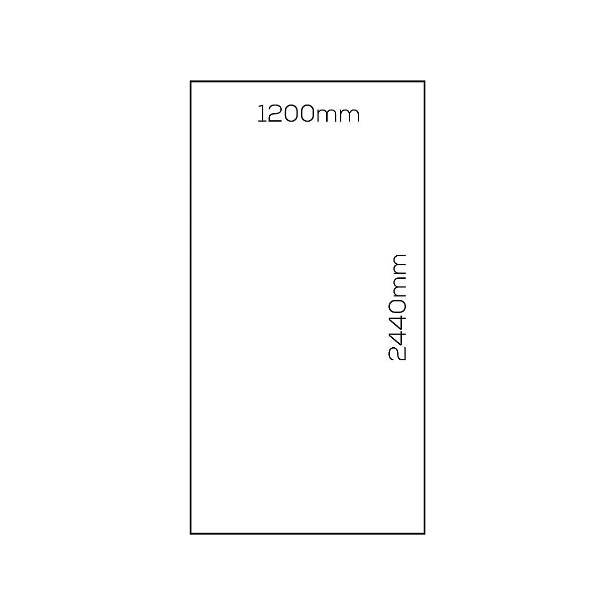 Stylepanel Laminated Bathroom Decorative panel (H)2440mm (W)1200mm - Matt White Blanco Marble effect