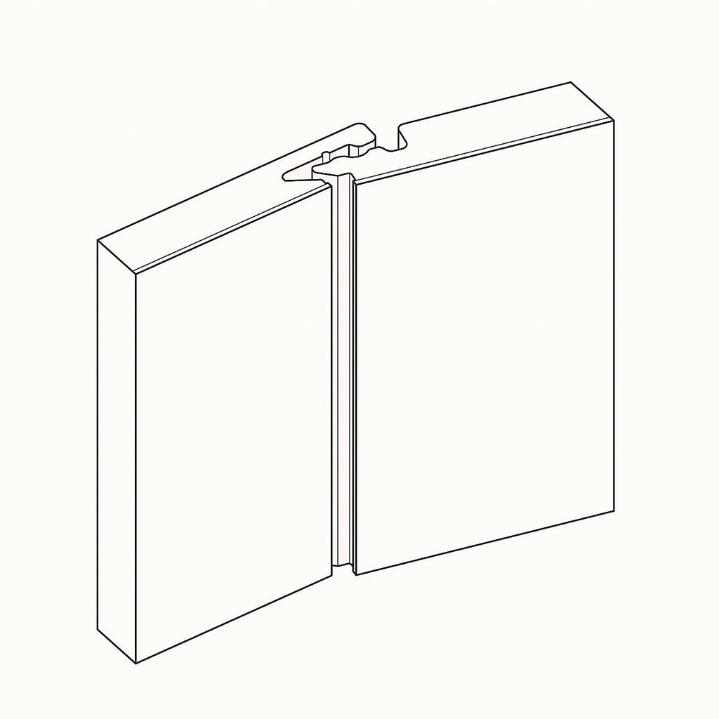 Stylepanel Laminated Bathroom Decorative panel (H)2440mm (W)579mm - Matt Grey Washed Wood effect