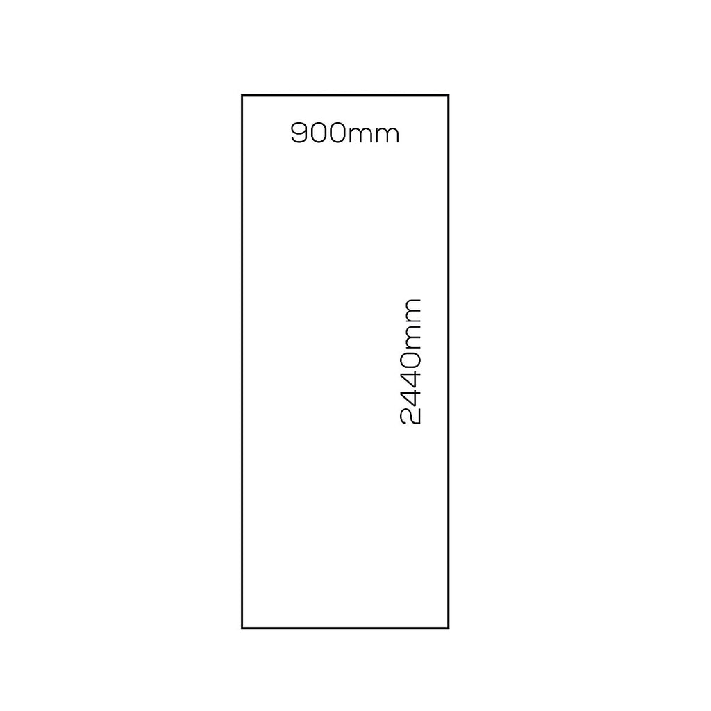 Stylepanel Laminated Bathroom Decorative panel (H)2440mm (W)900mm - Matt Grey Pacific Marble effect