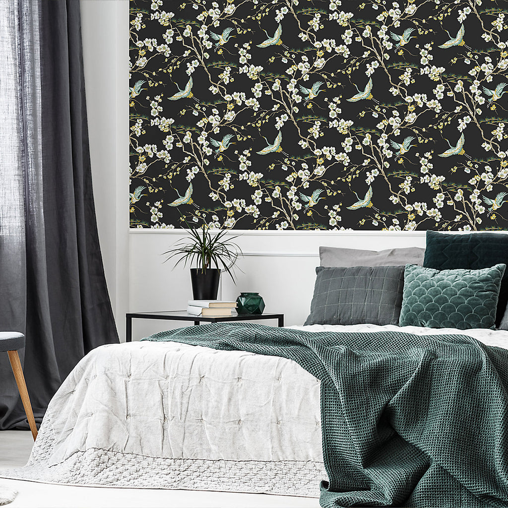 Sublime Japan Black/green Smooth Wallpaper Sample