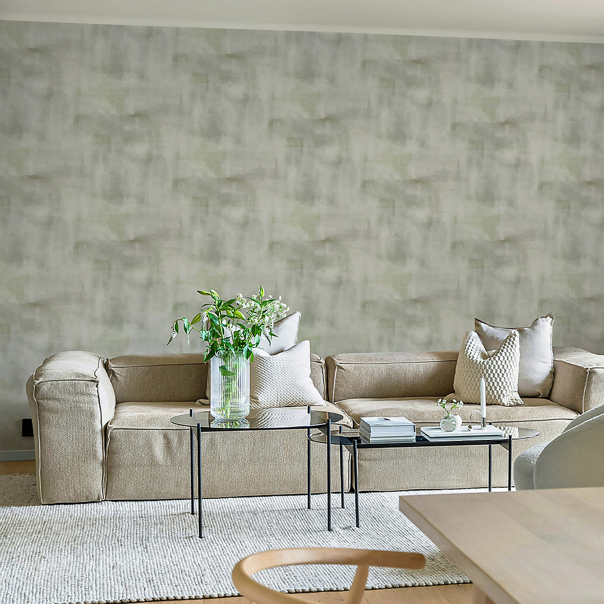 Superfresco Easy Green Abstract Contemporary Smooth Wallpaper