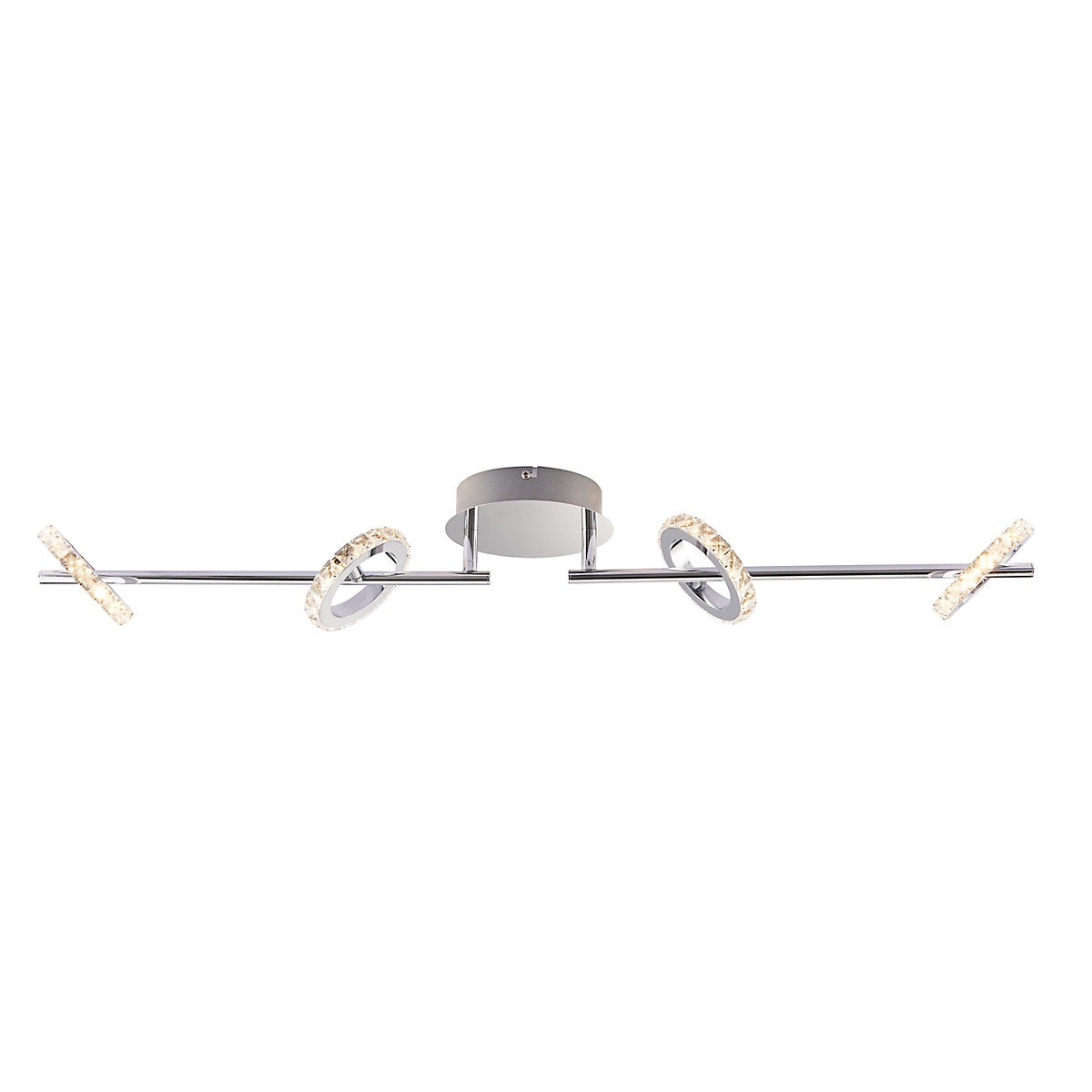 Symi Crystal effect 4 Light Spotlight bar