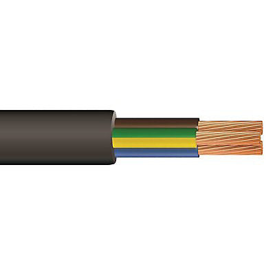 Time Black 3-core Pond Cable 0.75mm² x 25m