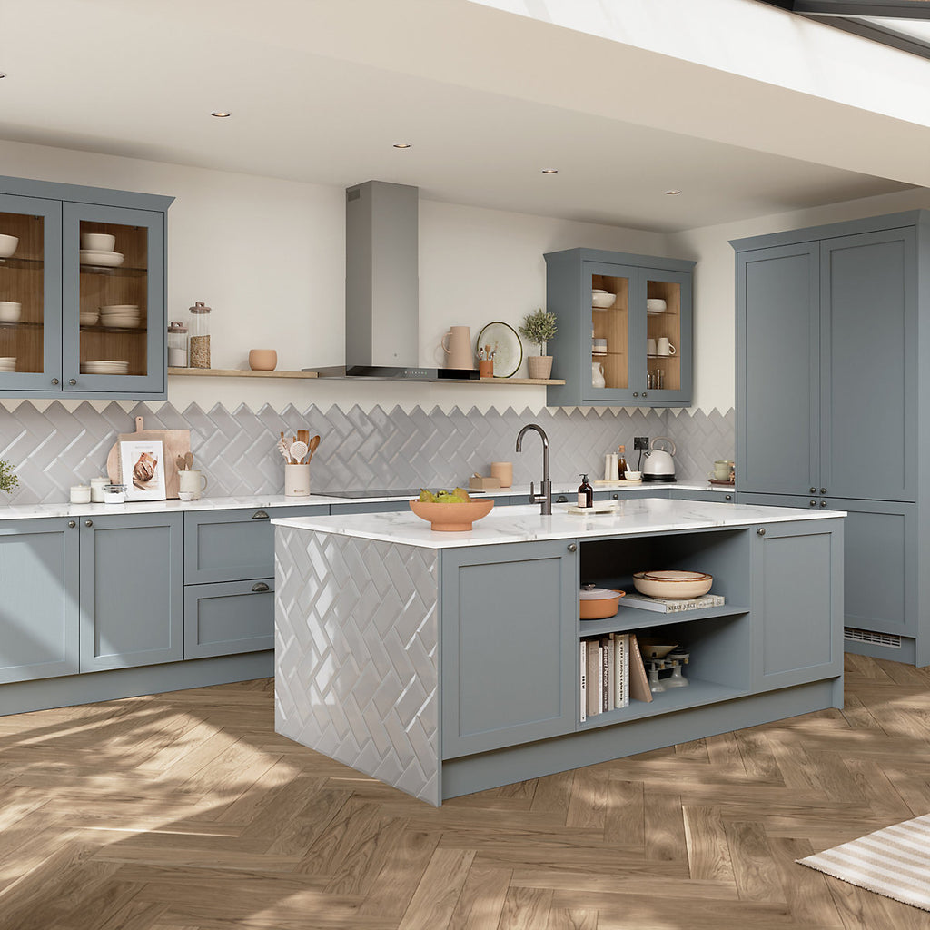 Trentie Taupe Gloss Textured Ceramic Indoor Wall Tile Sample