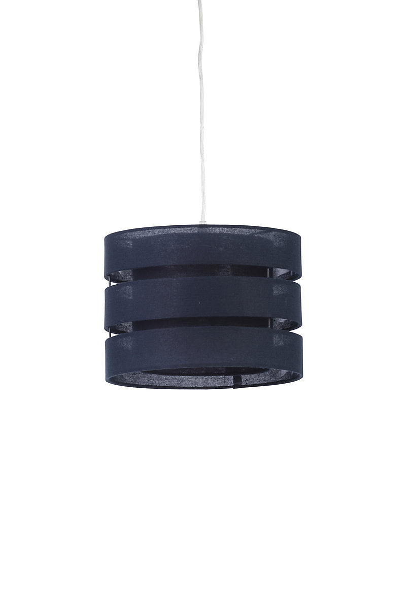 Trio Midnight blue Pendant Cylinder Light shade (D)35cm