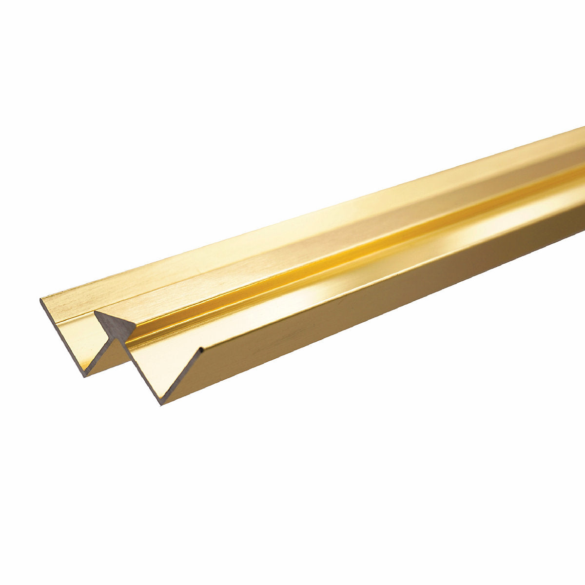 Triton Panel internal corner joint (W)11mm (T)11mm - Gloss Brass