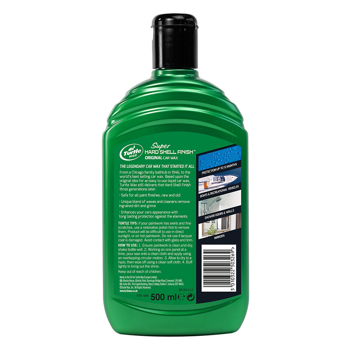 Turtle Wax Super Hard Shell Paintwork Car wax, 500ml