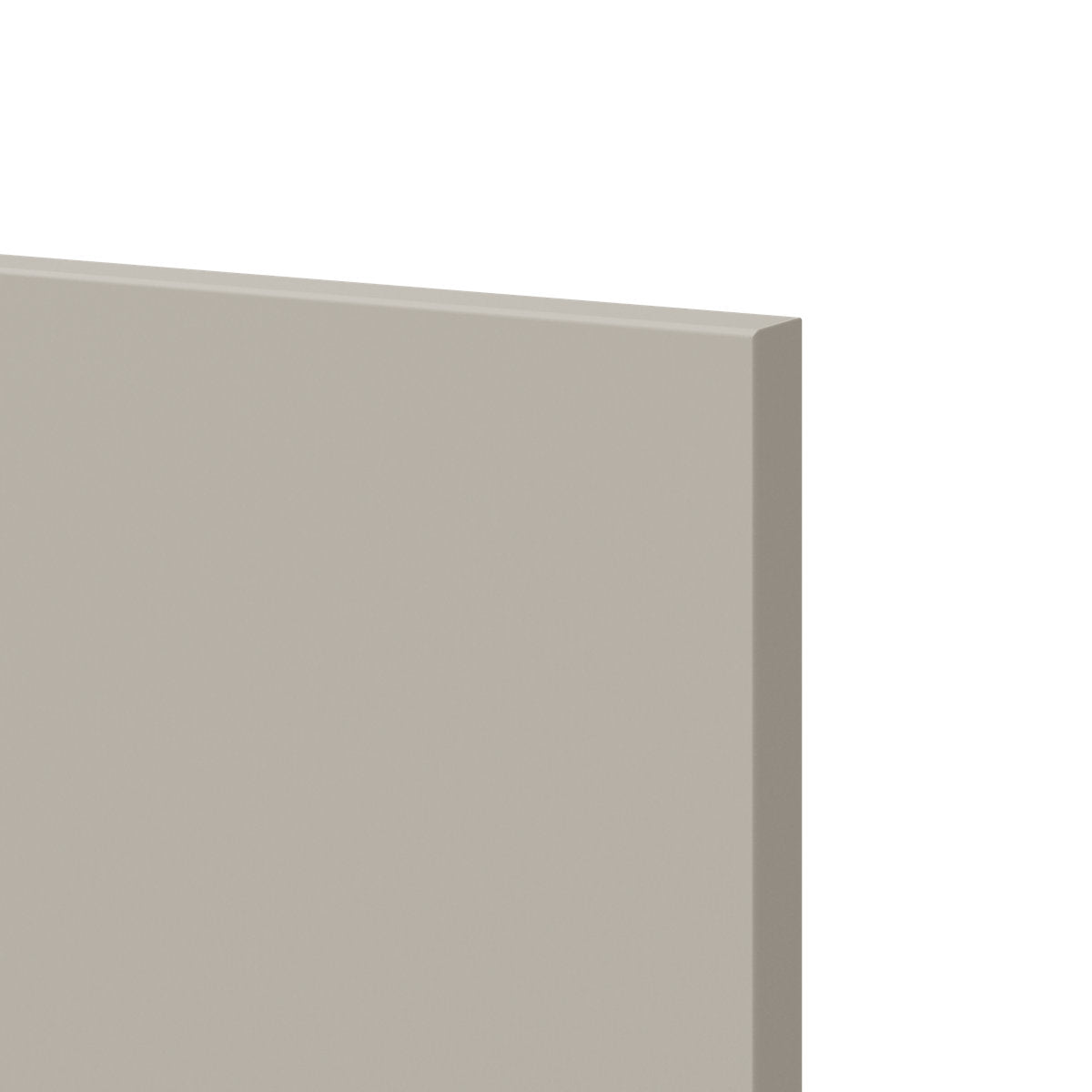 Tydeman Matt pebble Standard Wall end panel (H)960mm (W)360mm