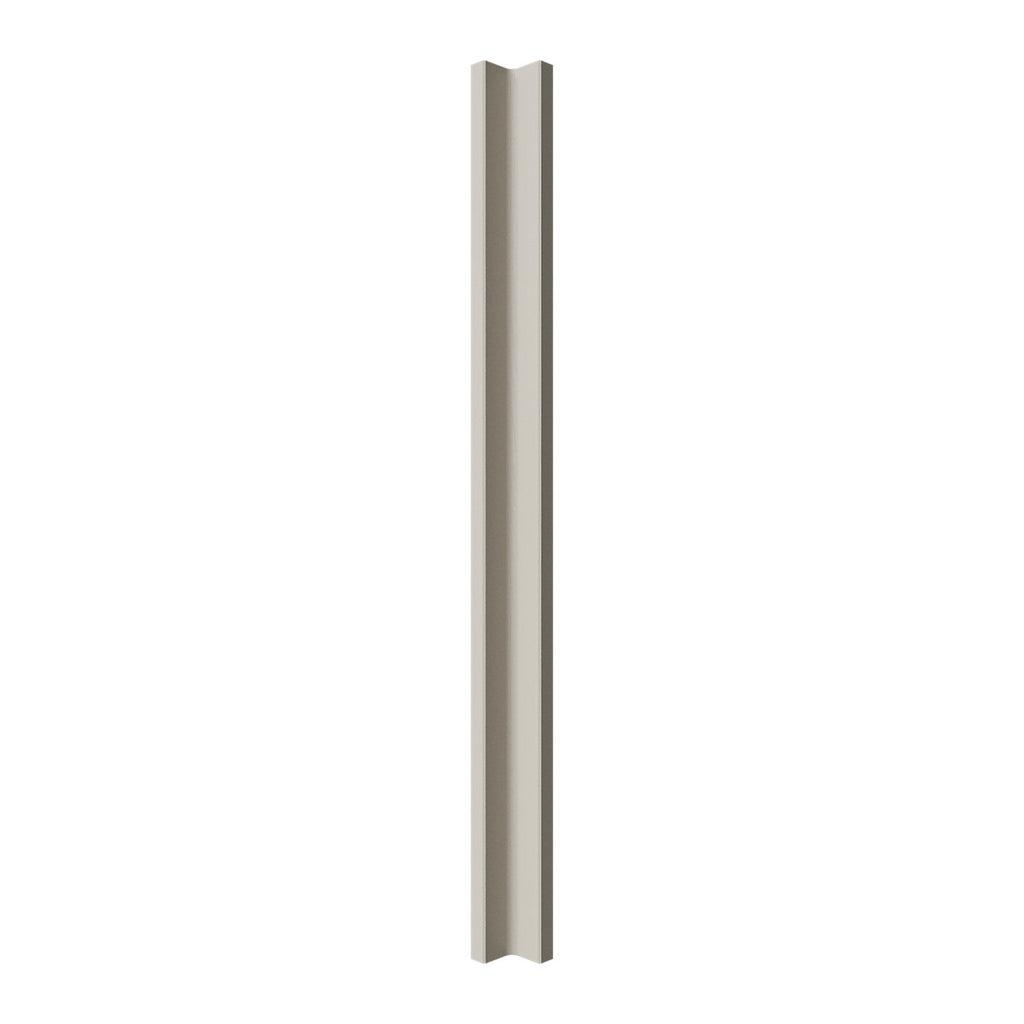 Tydeman Matt pebble Tall Corner post, (W)59mm (L)895mm