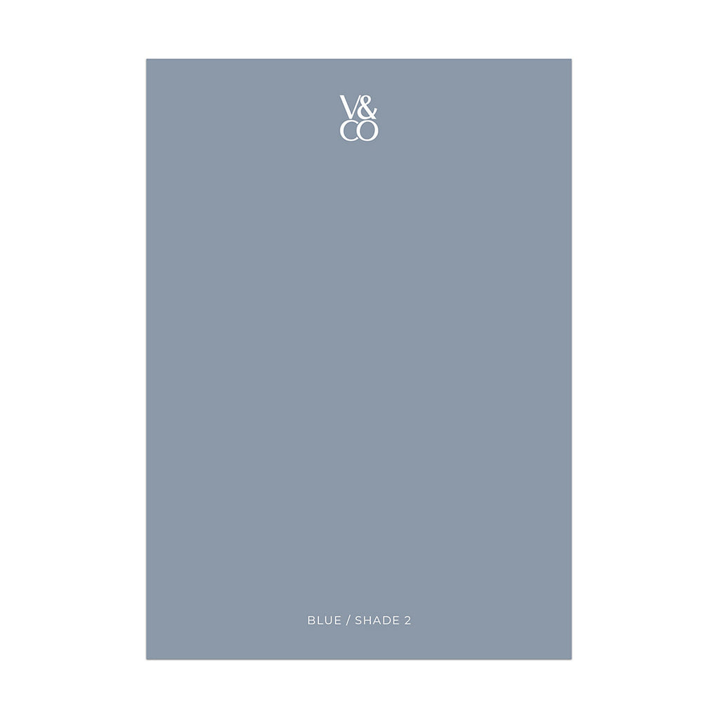 V&CO Blue Shade 2 Peel & stick Tester