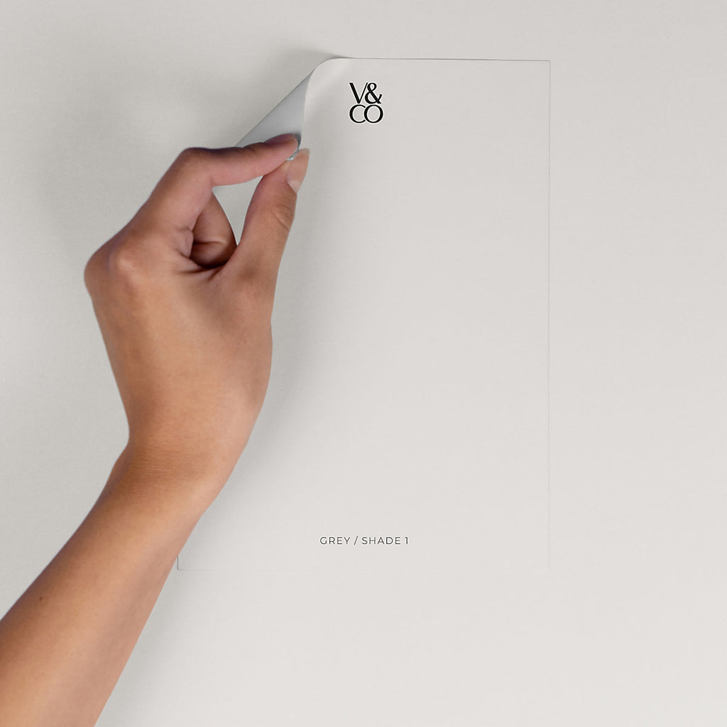 V&CO Grey Shade 1 Peel & stick Tester