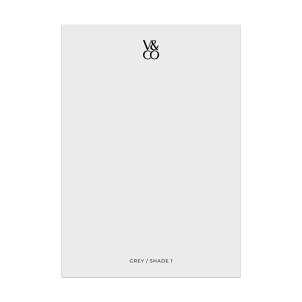 V&CO Grey Shade 1 Peel & stick Tester