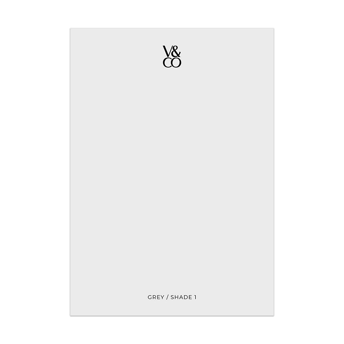 V&CO Grey Shade 1 Peel & stick Tester