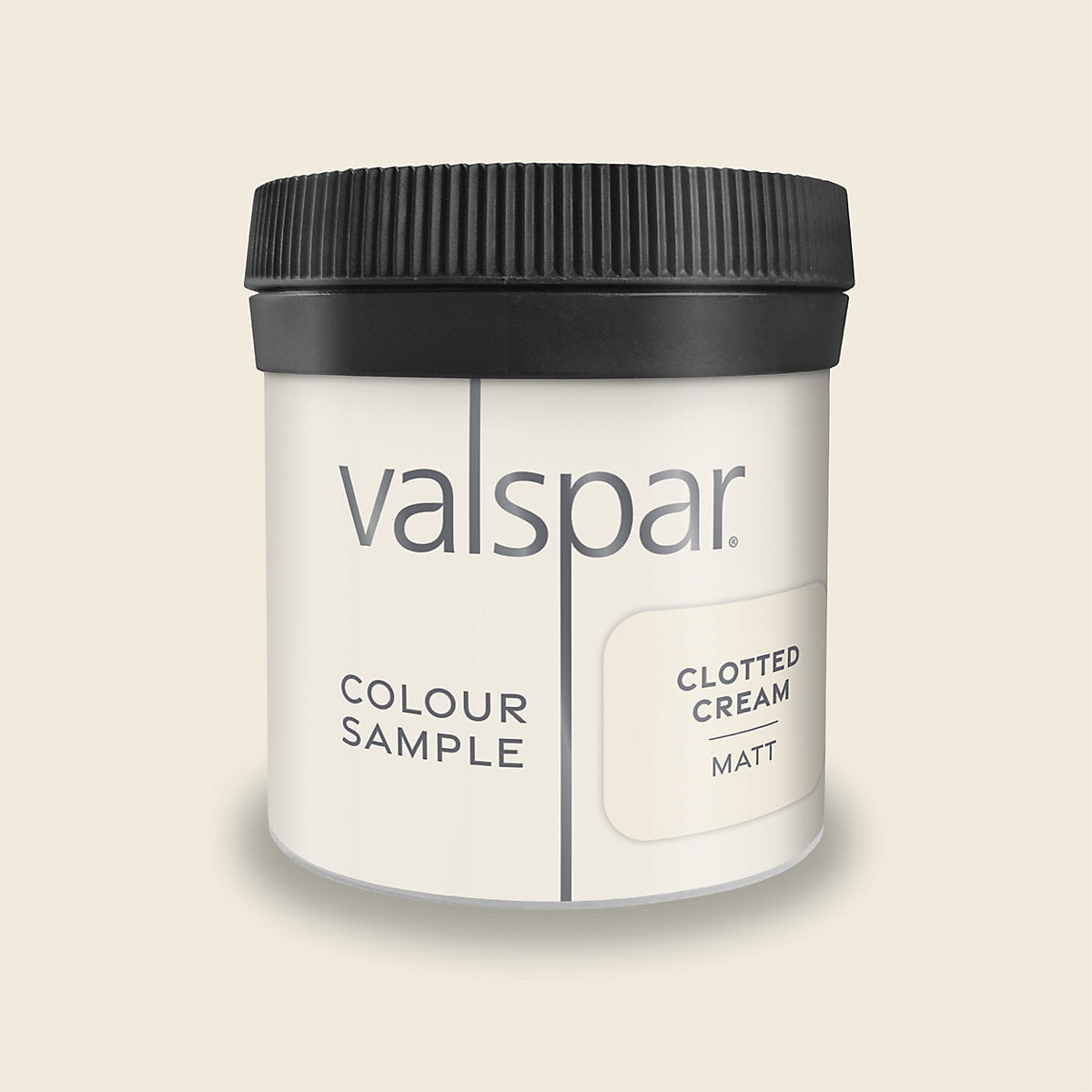 Valspar Clotted Cream Matt Wall & ceiling Paint, 50ml Sample