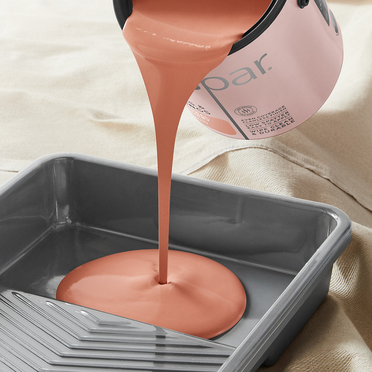 Valspar Coral Curry Matt Wall & ceiling Paint, 50ml Sample