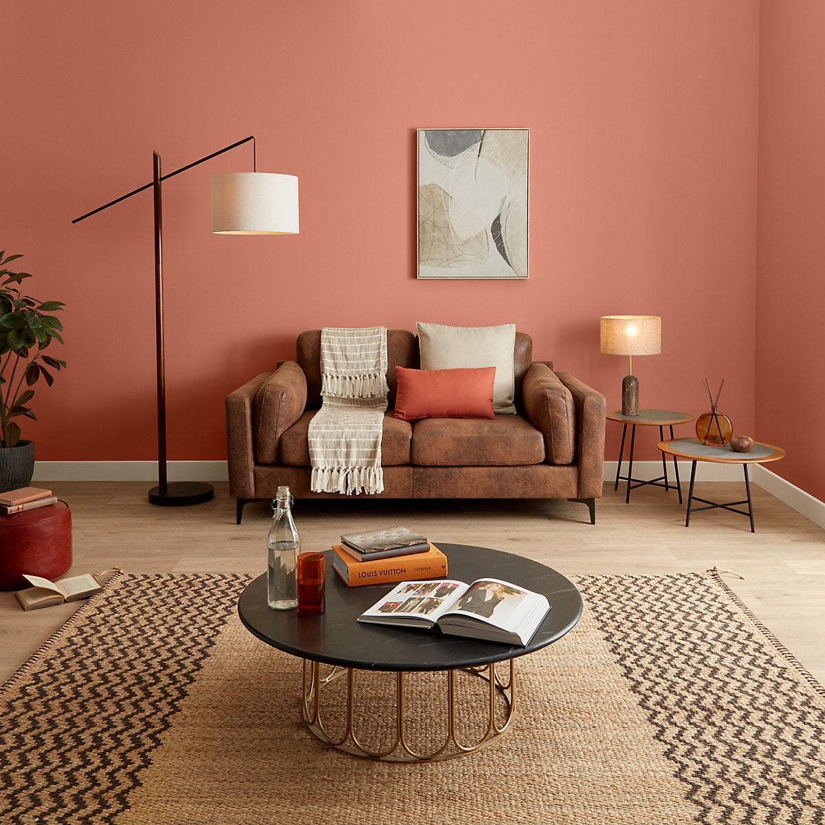 Valspar Coral Curry Matt Wall & ceiling Paint, 50ml Sample