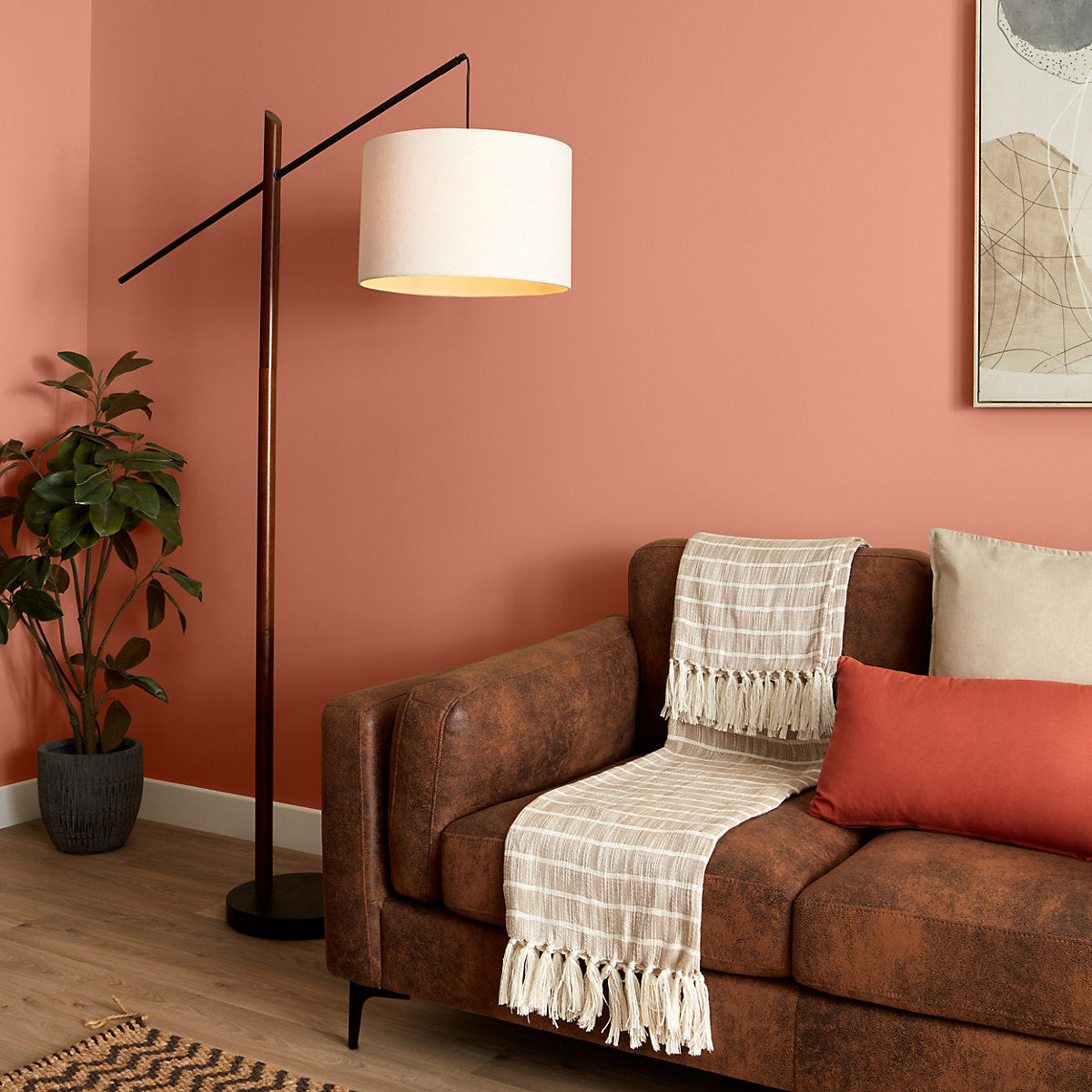 Valspar Coral Curry Matt Wall & ceiling Paint, 50ml Sample