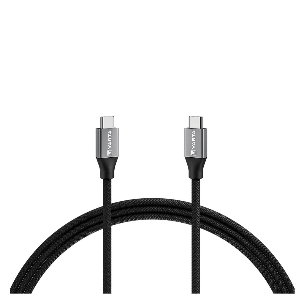 Varta USB C to USB C Charging cable, 2m, Black