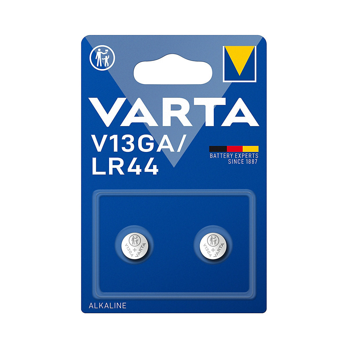 Varta V13GA Button cell batteries, Pack of 2