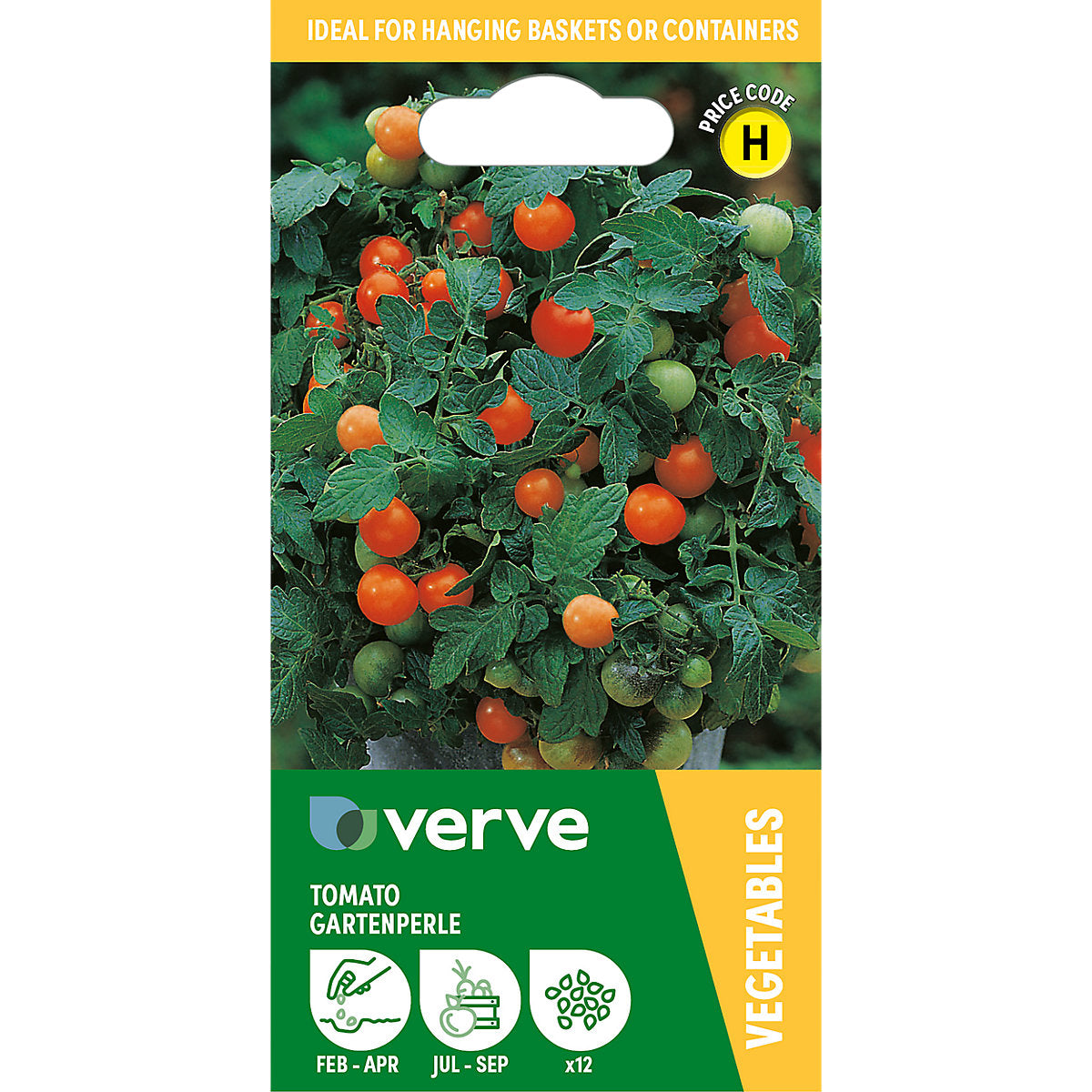 Verve Tomato 'Gartenperle Cherry' Vegetable Seeds