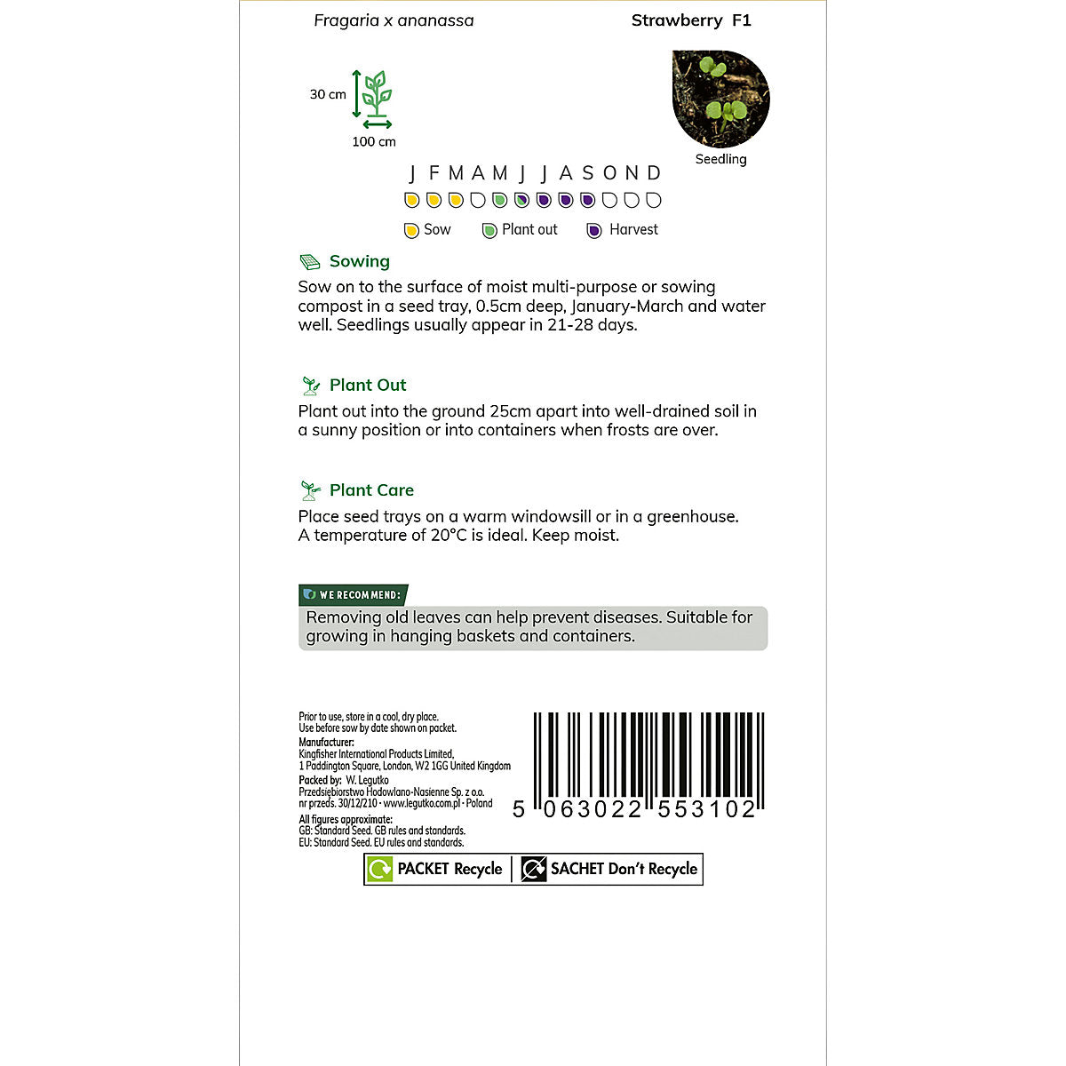Verve 'Tresca F1' Vegetable Seeds