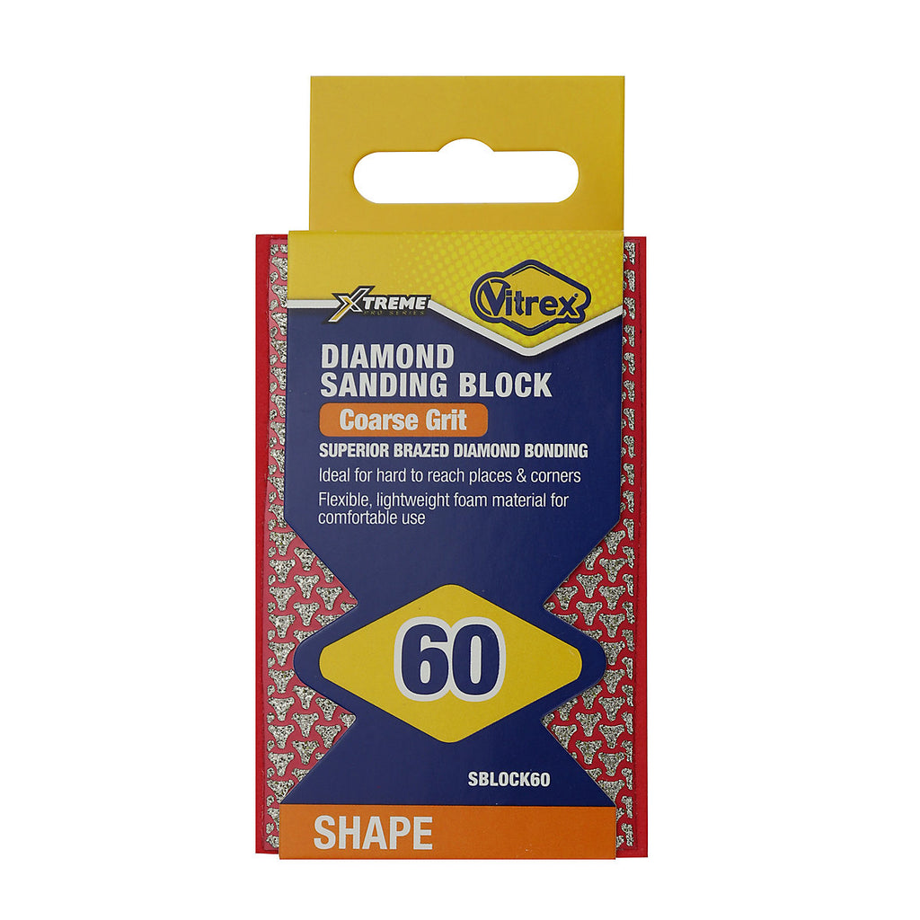 Vitrex Xtreme Diamond Coarse 60 grit Sanding block