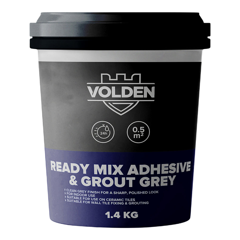 Volden Ready mixed Grey Wall tile Adhesive & grout, 1.4kg
