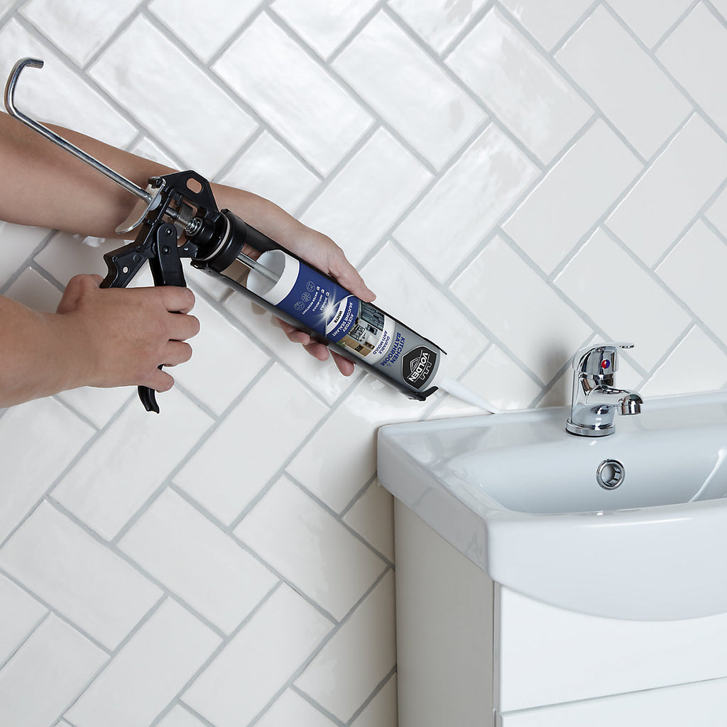 Volden Translucent Silicone-based Bathroom & kitchen Cartridge Sealant, 280ml