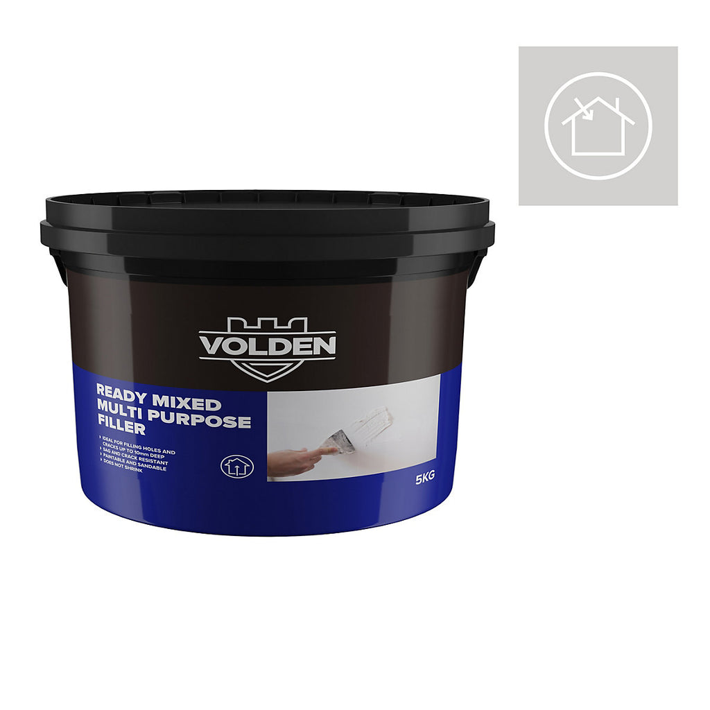 Volden White Paste Ready to use Multi-purpose Filler, 5kg