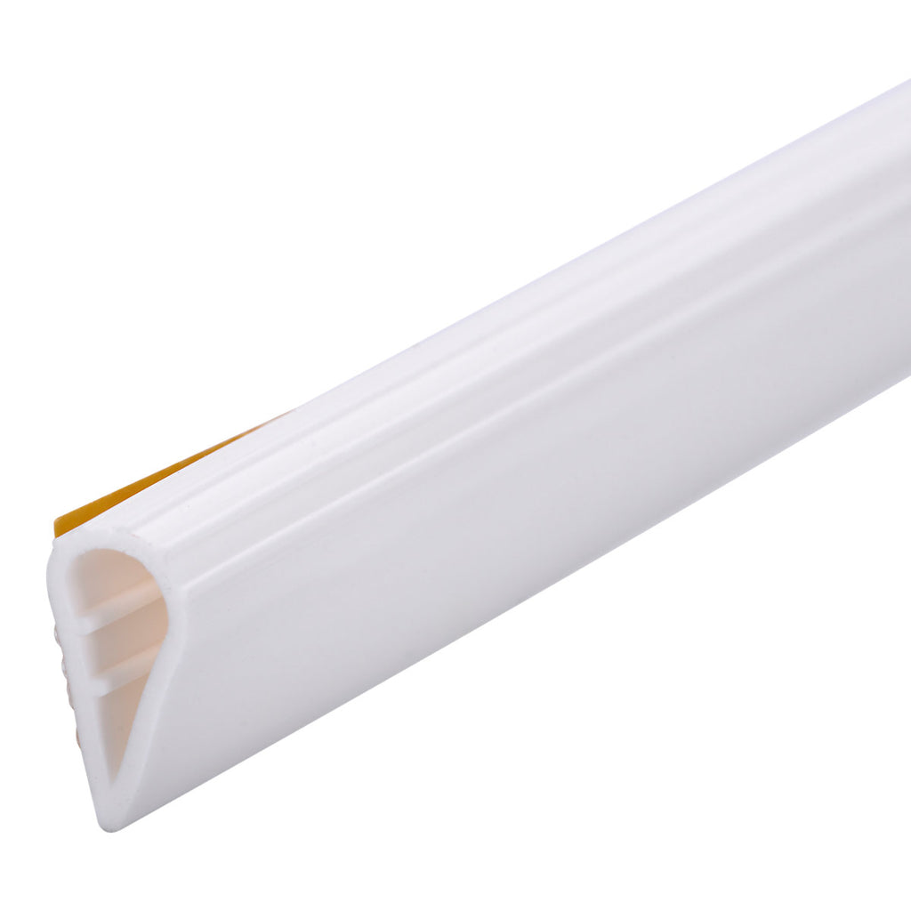 Volden White Self-adhesive Draught seal (L)6m (W)12.7mm (T)6.4mm