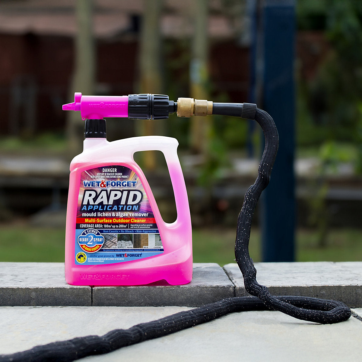 Wet & Forget Rapid Exterior Concentrated Algae, lichen & mould remover, 2L