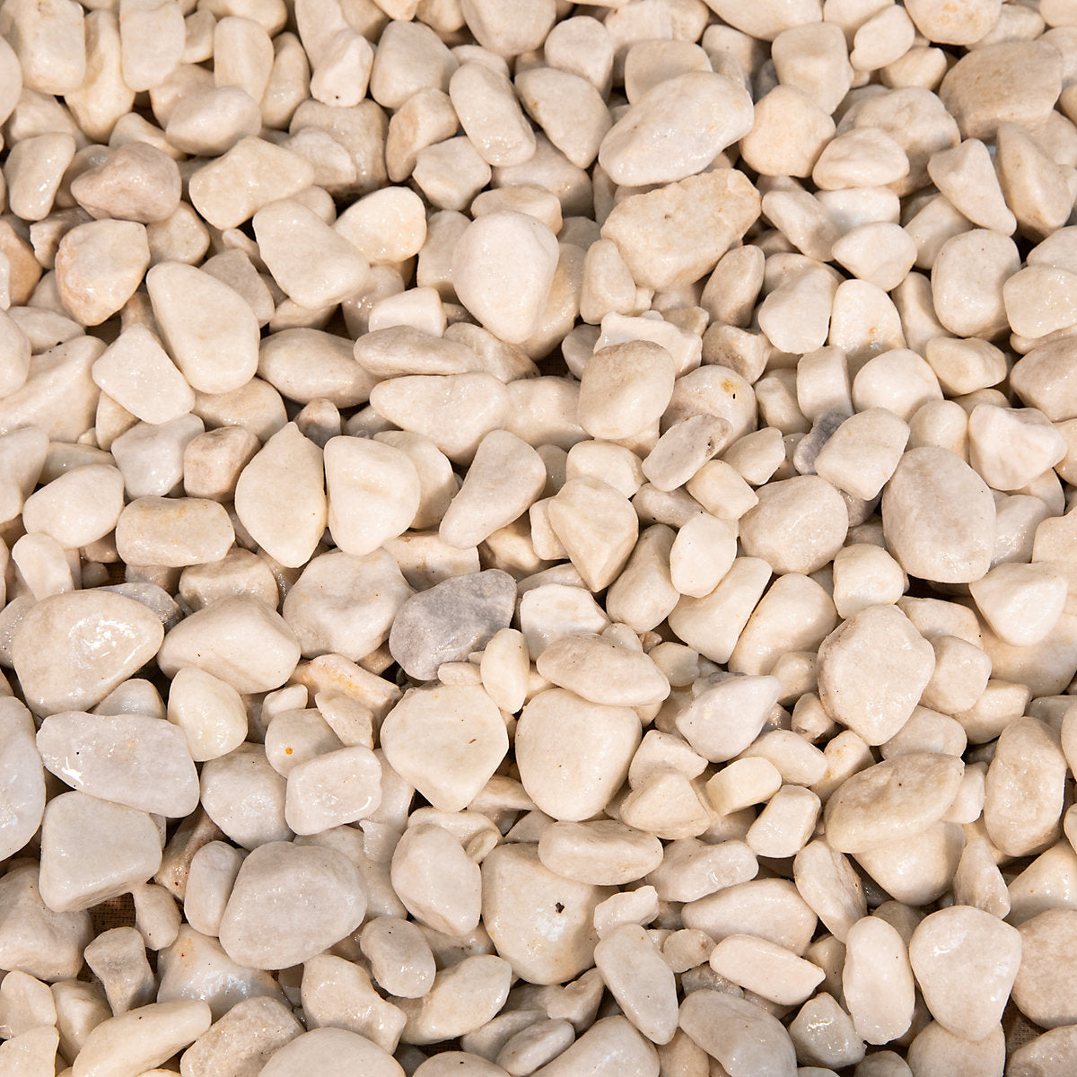 White 20-40mm Pebbles, 0.3m² 19kg