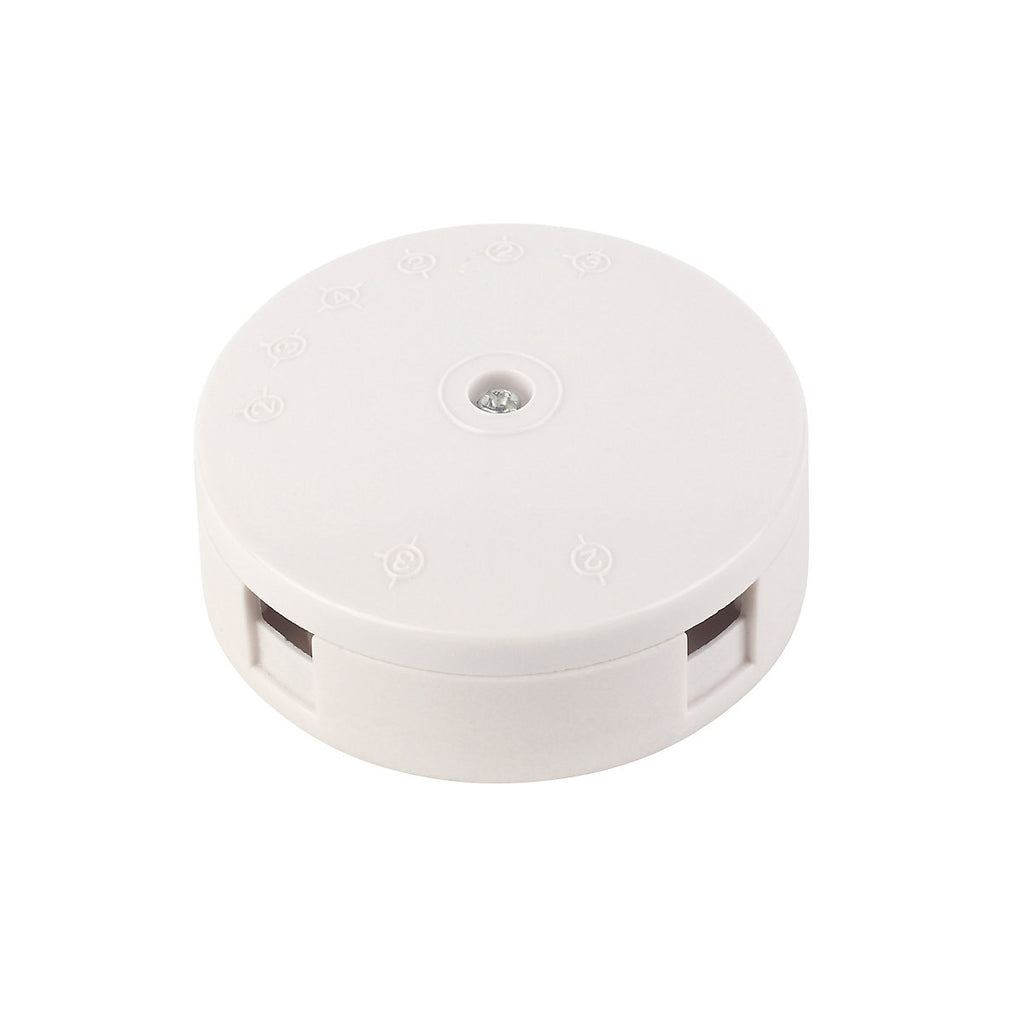 White 5A 1 way 4-terminal Junction box