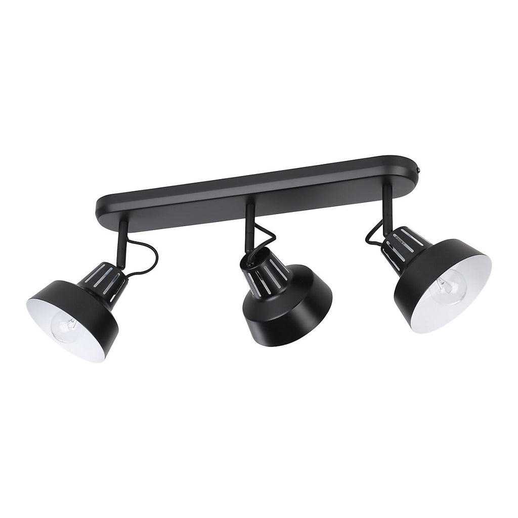 Yarra Modern Matt Black 3 Light Spotlight