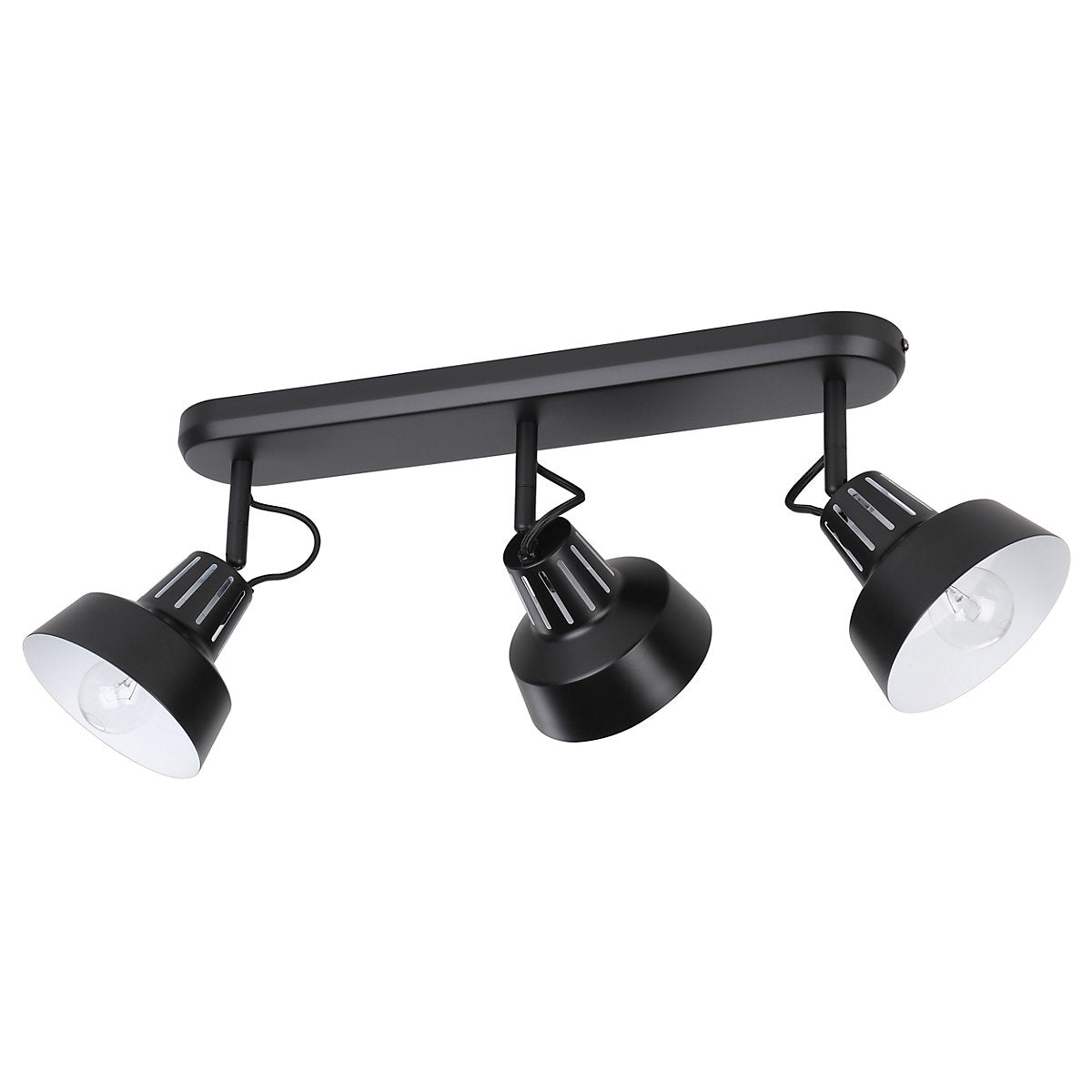 Yarra Modern Matt Black 3 Light Spotlight