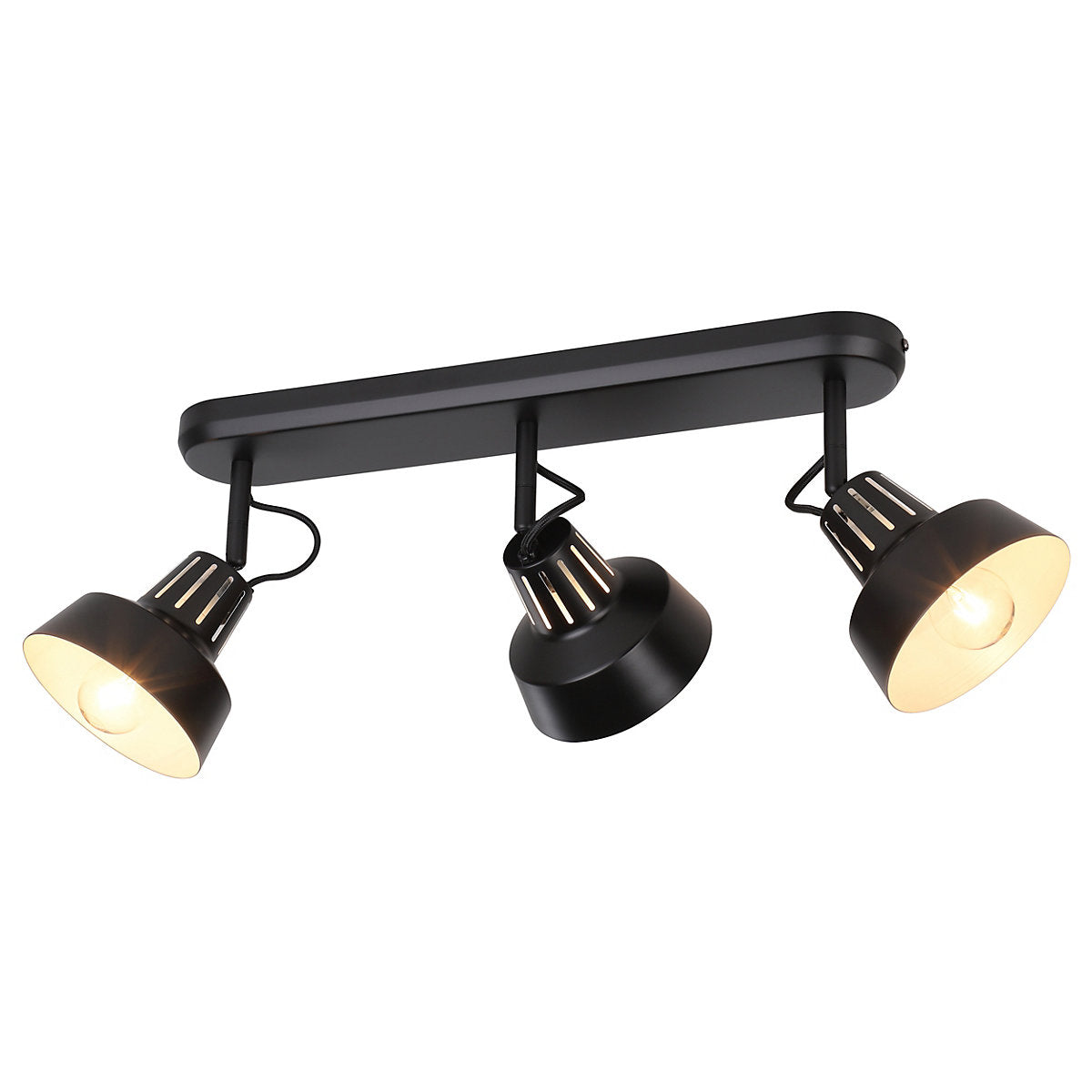 Yarra Modern Matt Black 3 Light Spotlight