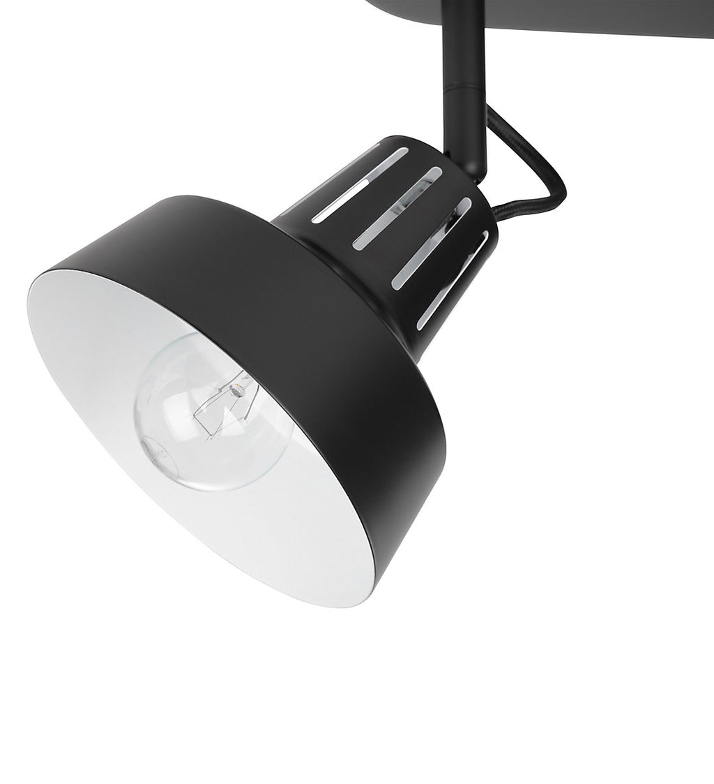 Yarra Modern Matt Black 3 Light Spotlight