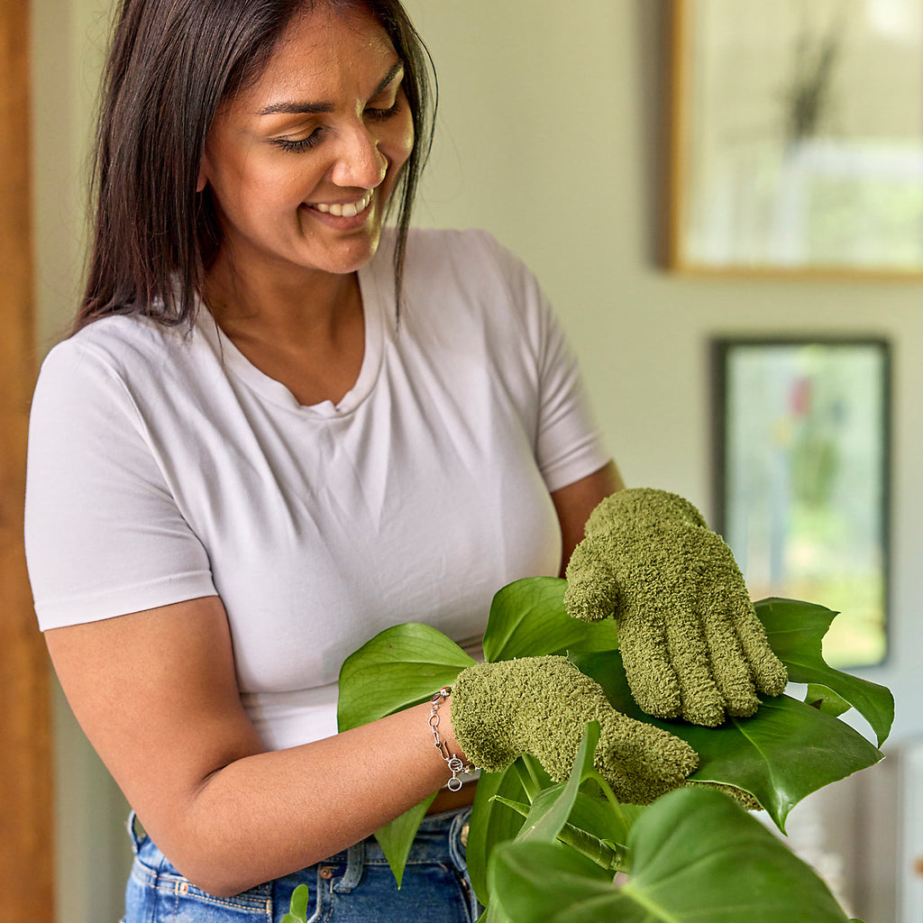 Zero In Polyester Green Houseplant gloves