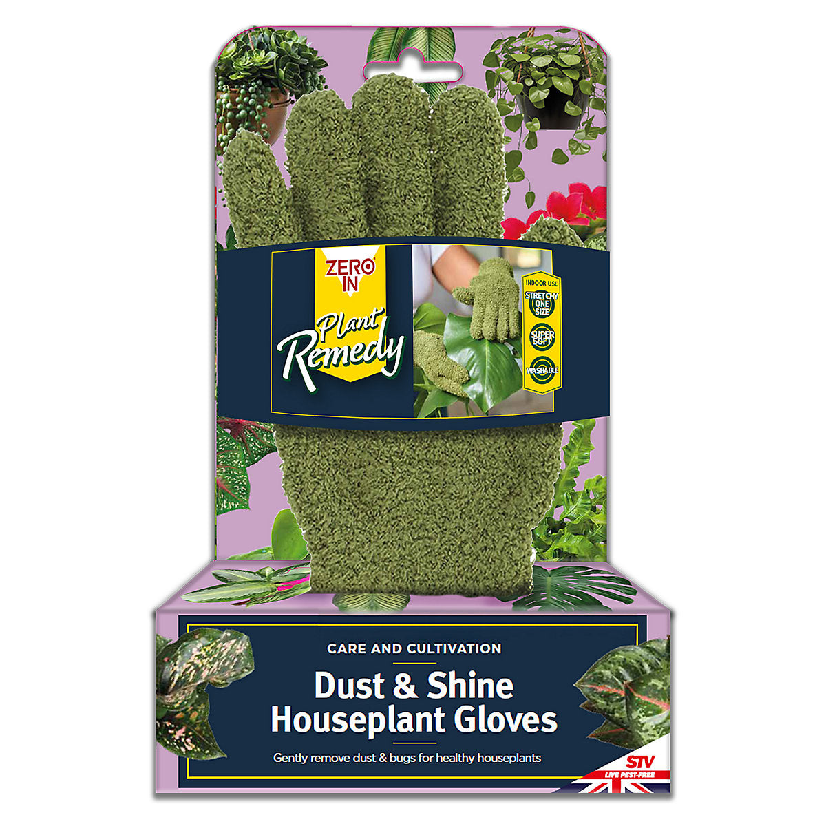 Zero In Polyester Green Houseplant gloves